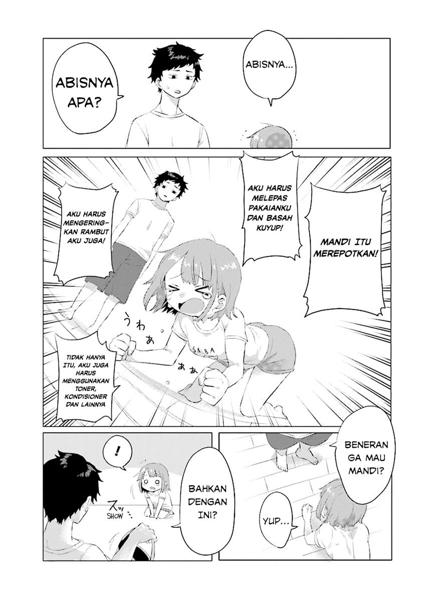 Girlfriend Who Absolutely Doesn’t Want to Take a Bath VS Boyfriend Who Absolutely Wants Her to Take a Bath Chapter 01 Gambar 3
