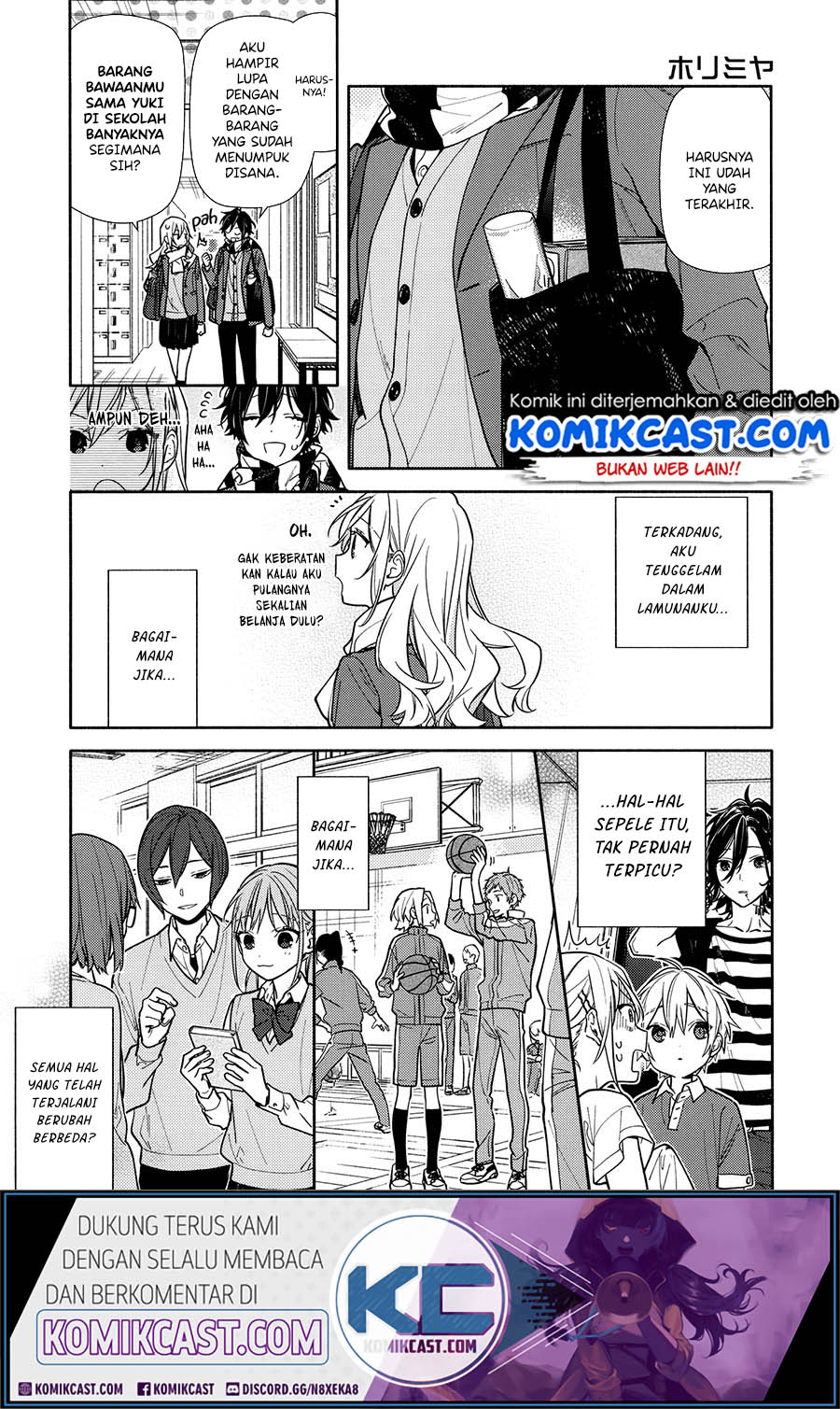 Horimiya Chapter 121 Gambar 8