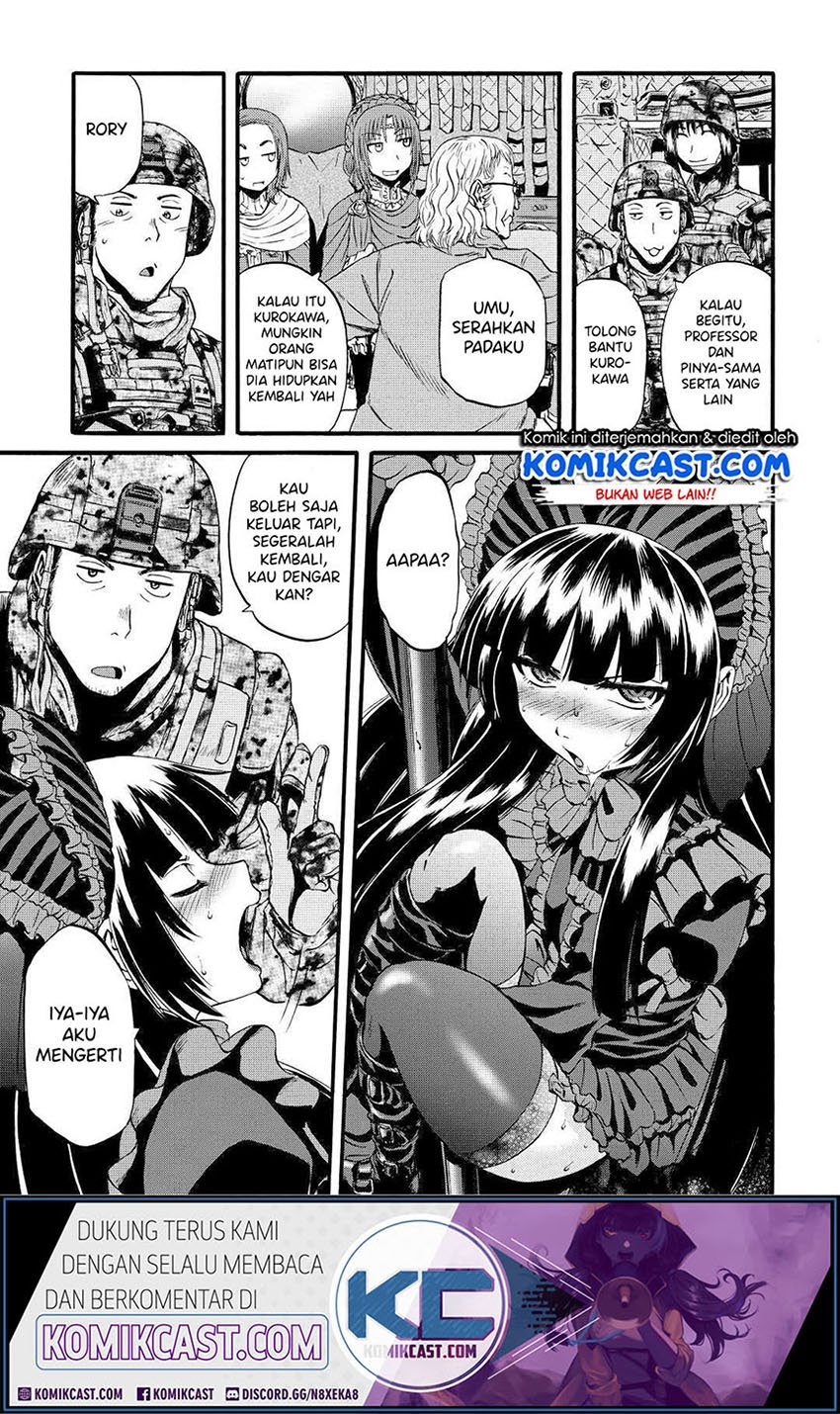 Gate – Jietai Kare no Chi nite Kaku Tatakeri Chapter 101.1 Gambar 12