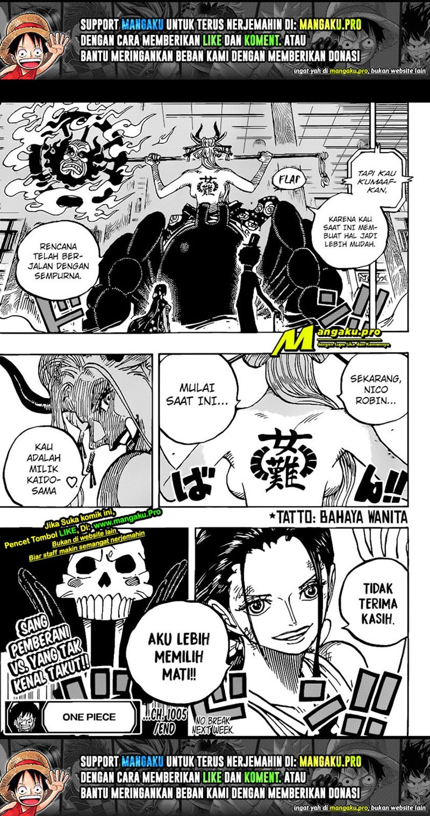 One Piece Chapter 1005 Gambar 9