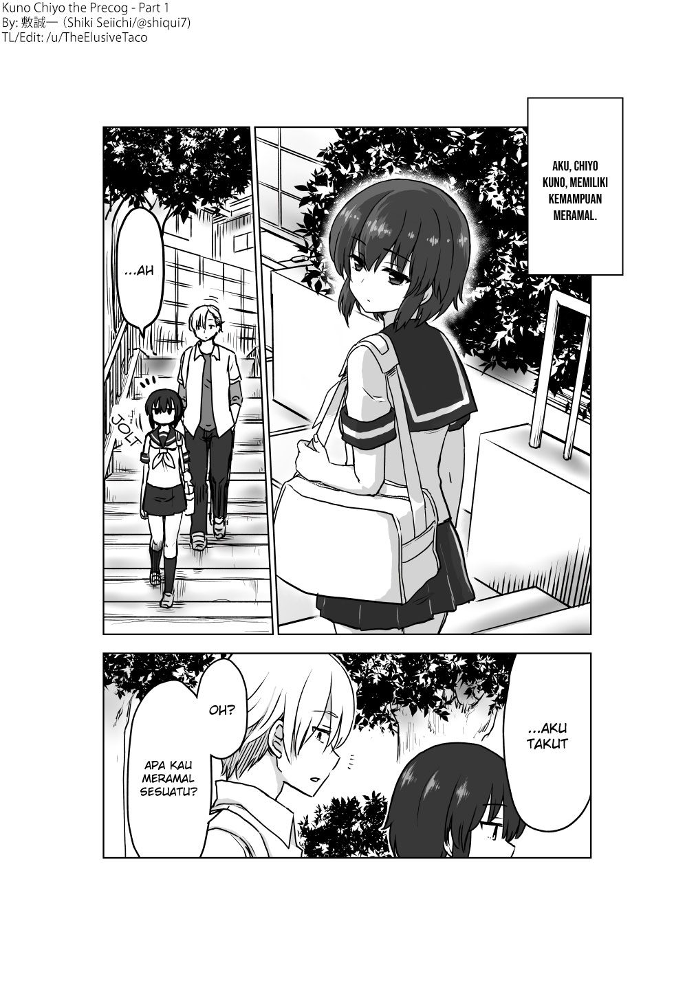 Baca Manga Yochi Nouryoku Manga: Kunou Chiyo Chapter 01 Gambar 2