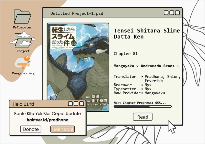 Baca Komik Tensei Shitara Slime Datta Ken Chapter 81 Gambar 1