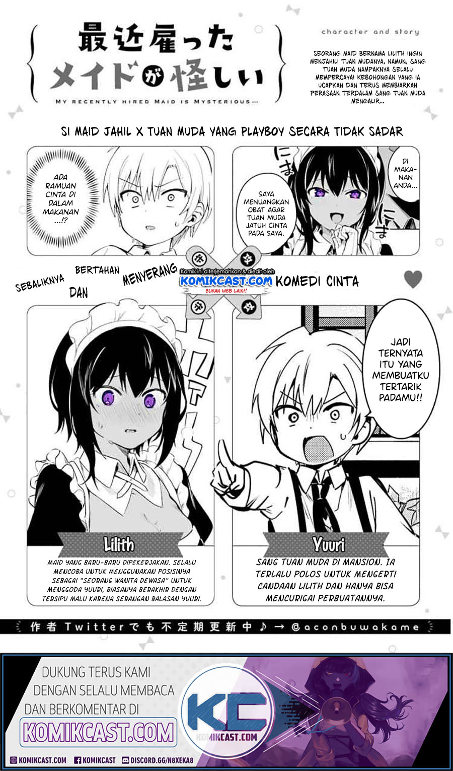 Baca Manga My Recently Hired Maid Is Suspicious Chapter 03 Gambar 2