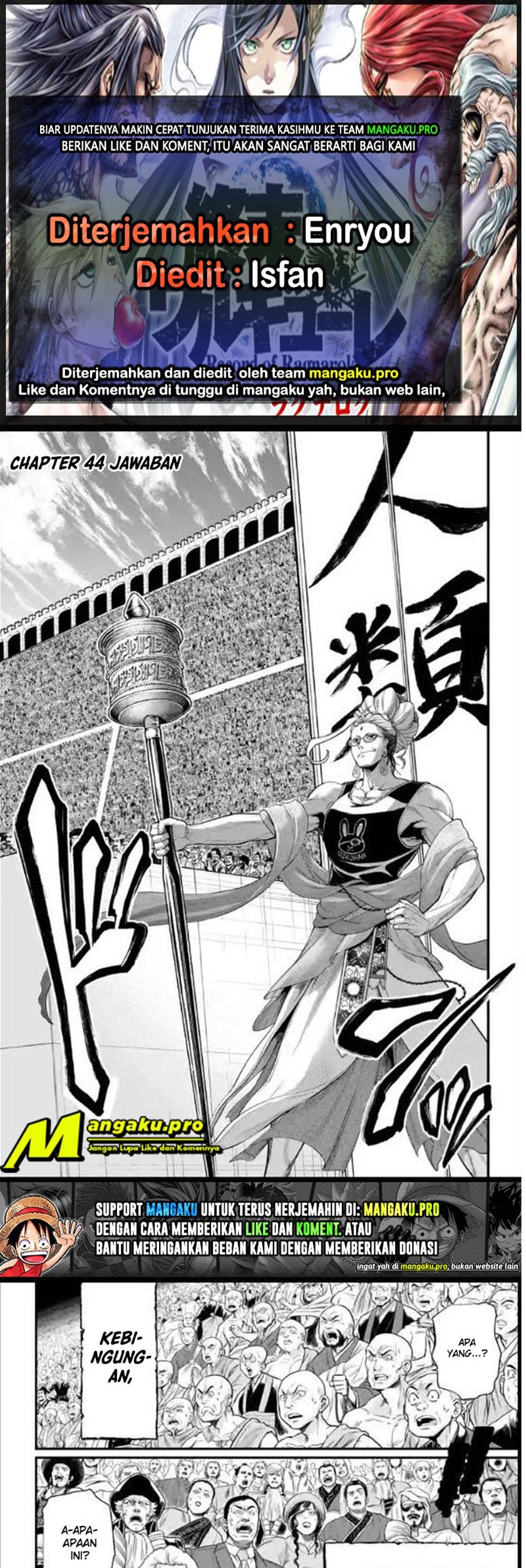 Baca Komik Shuumatsu no Valkyrie Chapter 44.1 Gambar 1