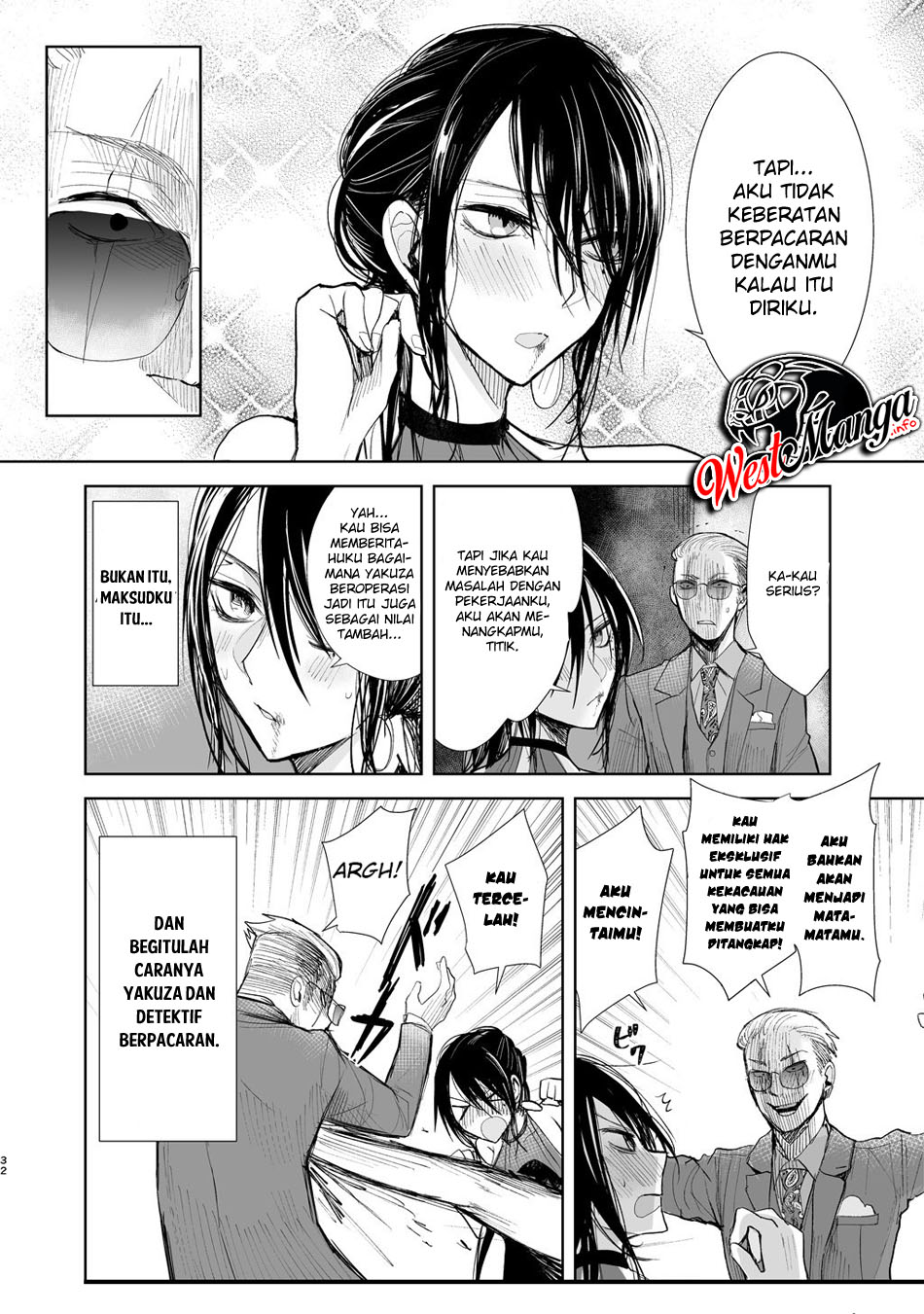 Yakuza to Metsuki no Warui Onna Keiji no Hanashi Chapter 05.2 Gambar 7