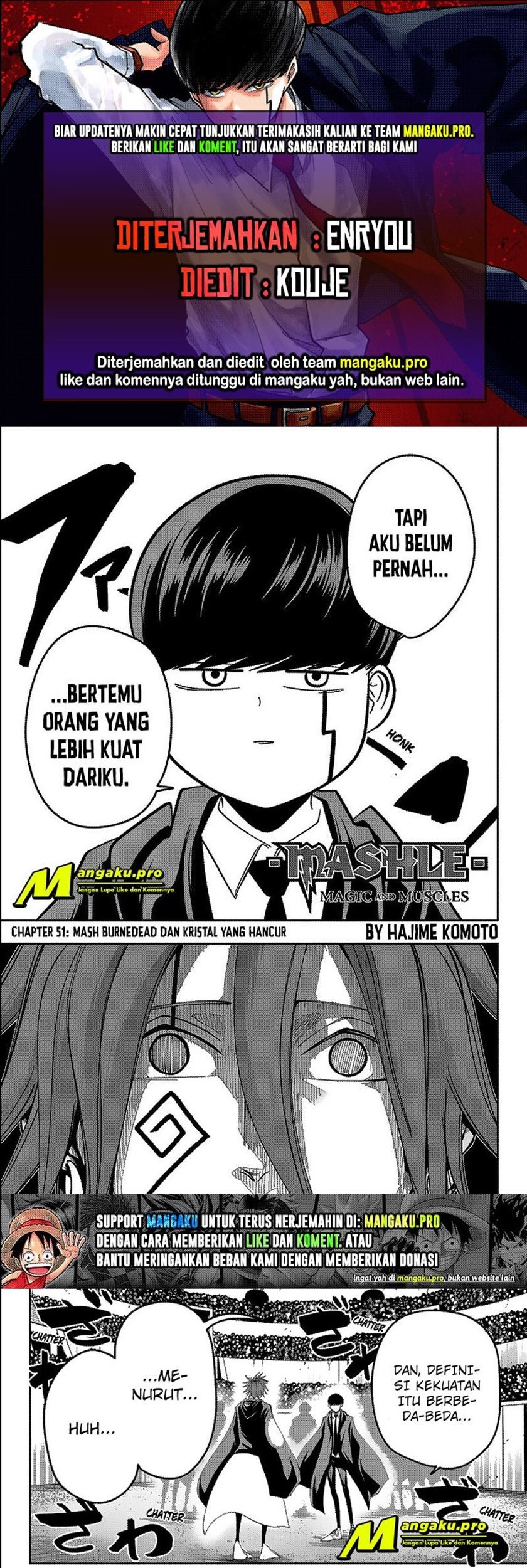 Komik Mashle: Magic and Muscles Chapter 51 gambar 1