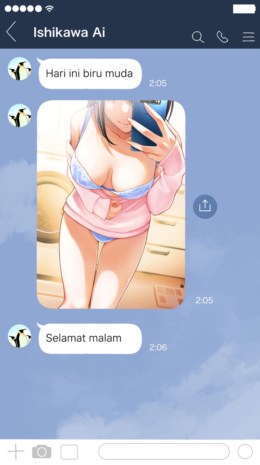 The Kouhai Who Reports the Color of Her Underwear to Me Every Morning for Some Reason Chapter 10 Gambar 3