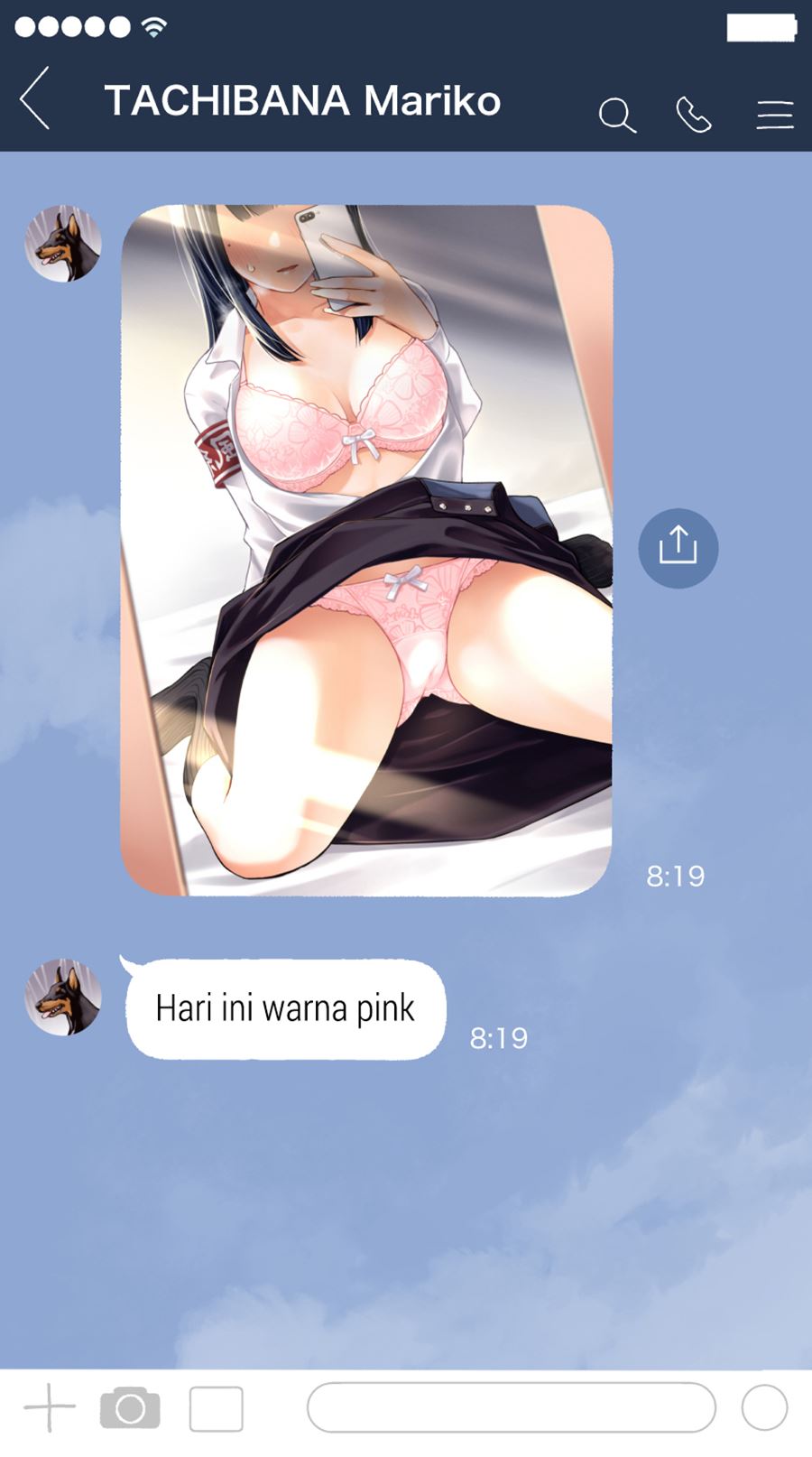 The Kouhai Who Reports the Color of Her Underwear to Me Every Morning for Some Reason Chapter 09 Gambar 3