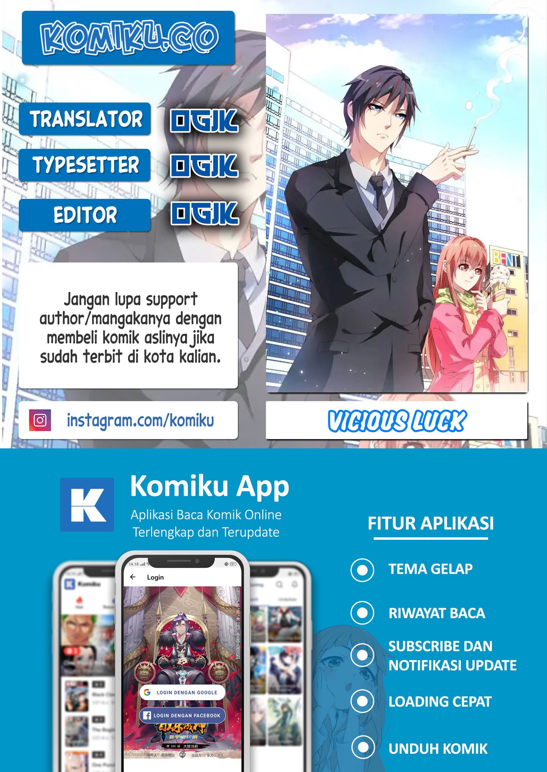 Komik Vicious Luck Chapter 33 gambar nomor 1