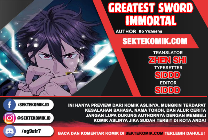 Baca Komik Greatest Sword Immortal Chapter 63 Gambar 1