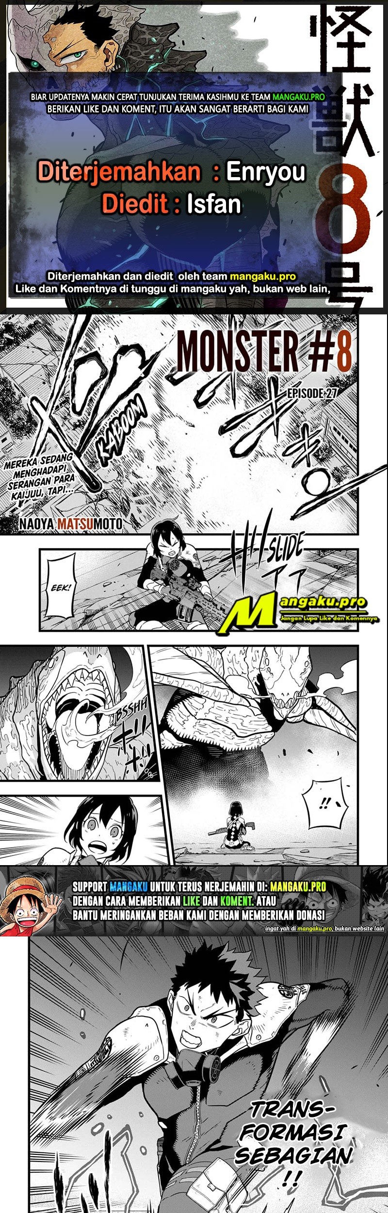 Baca Komik 8Kaijuu Chapter 27 Gambar 1