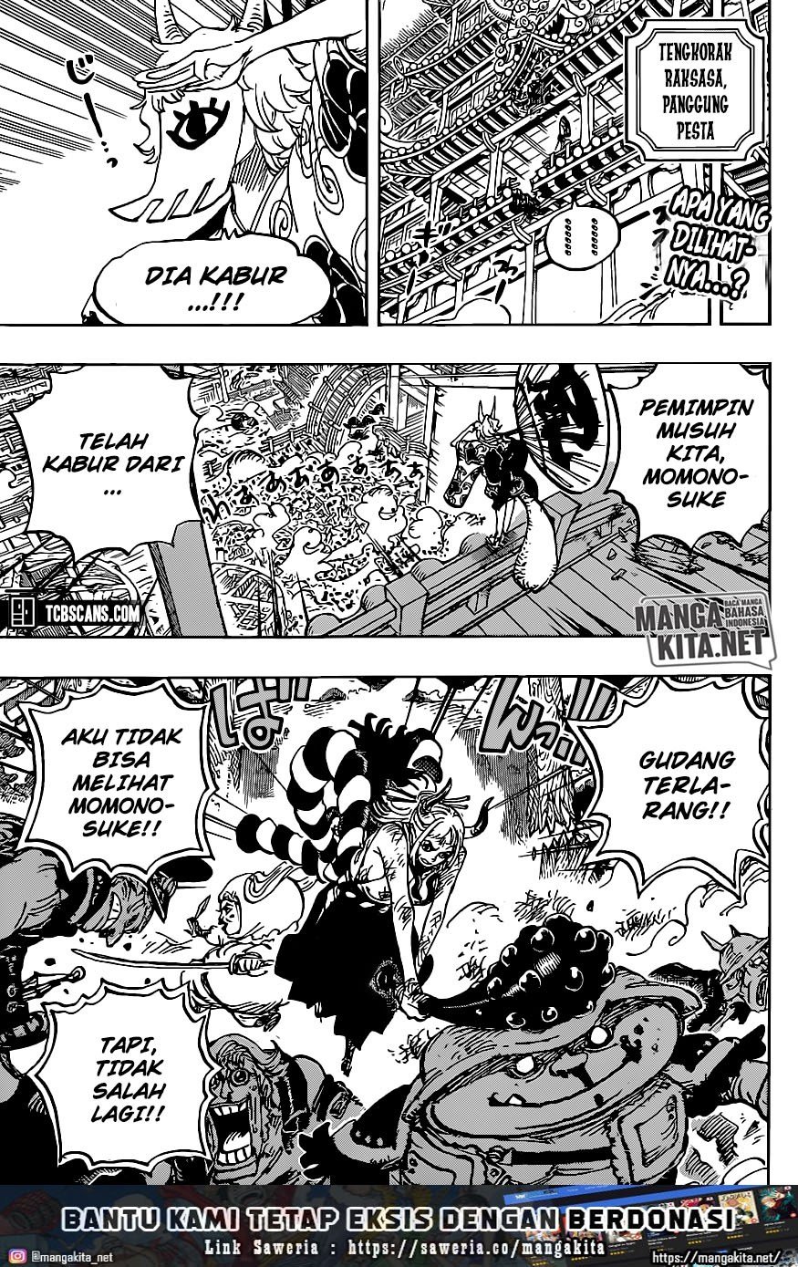 One Piece Chapter 1006 Gambar 4