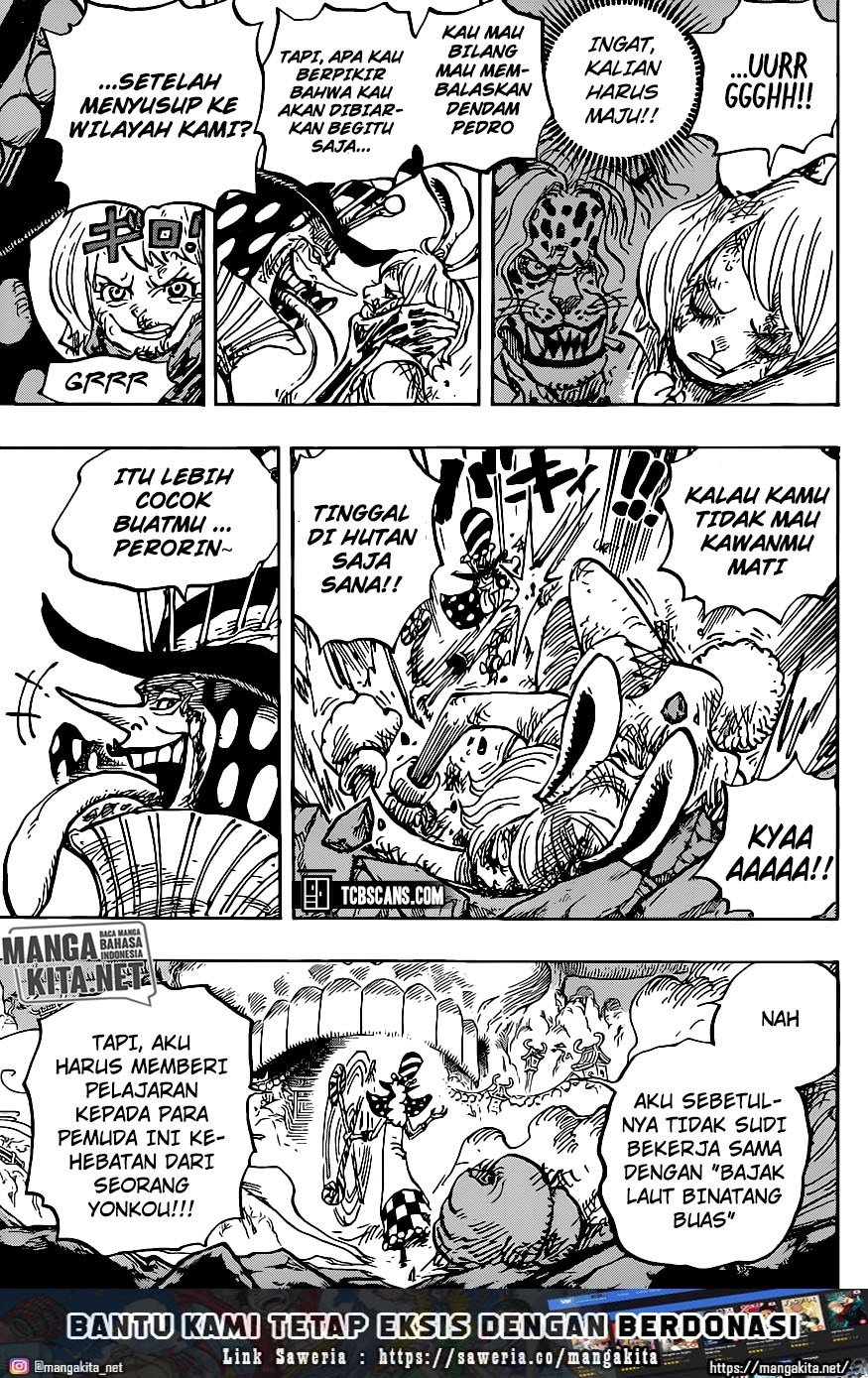 One Piece Chapter 1006 Gambar 8