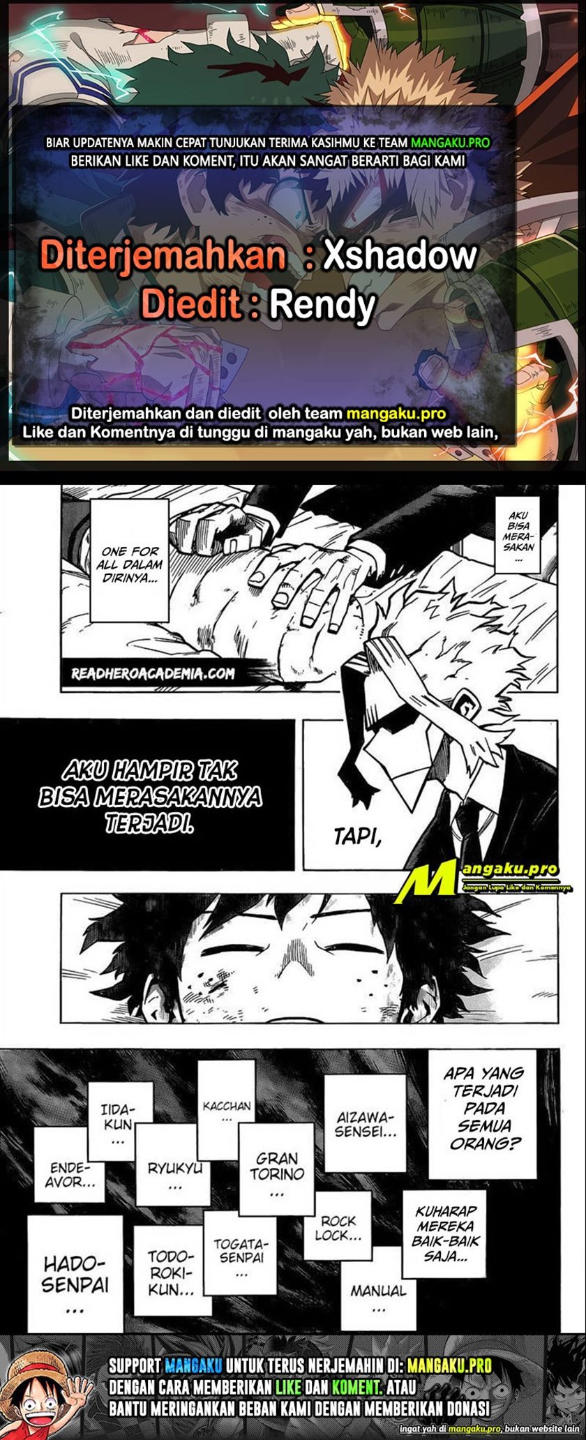 Komik Boku no Hero Academia Chapter 304 gambar nomor 1