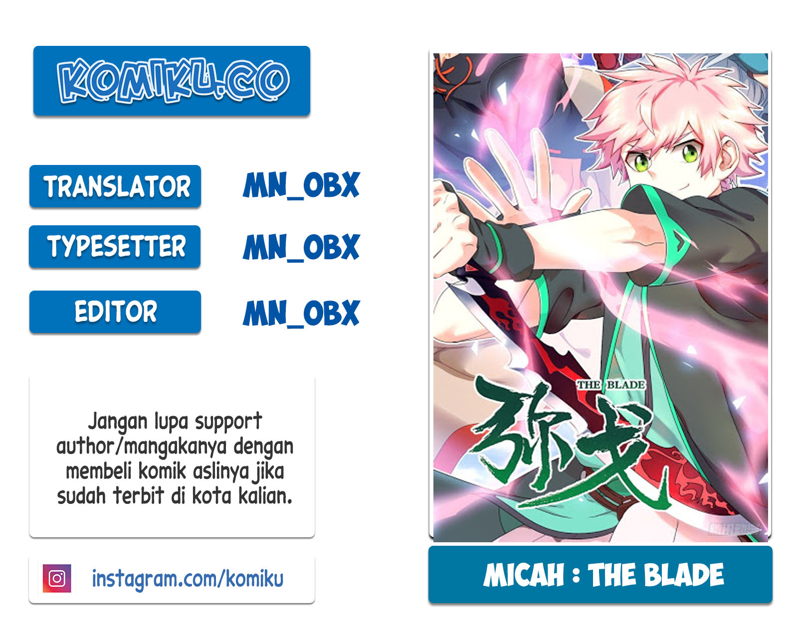 Komik Micah: The Blade Chapter 72 gambar nomor 1