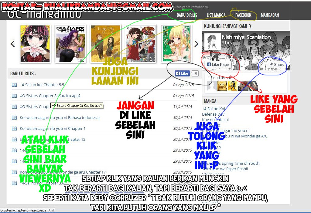 Baca Komik Senpai, Sore hitokuchi kudasai! Chapter 02 Gambar 1