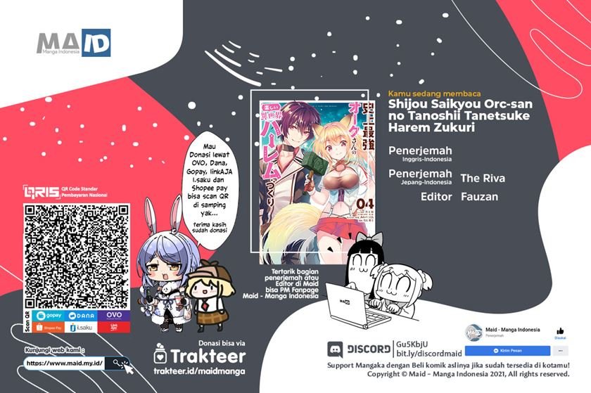 Baca Komik Shijou Saikyou Orc-san no Tanoshii Tanetsuke Harem Zukuri Chapter 43 Gambar 1