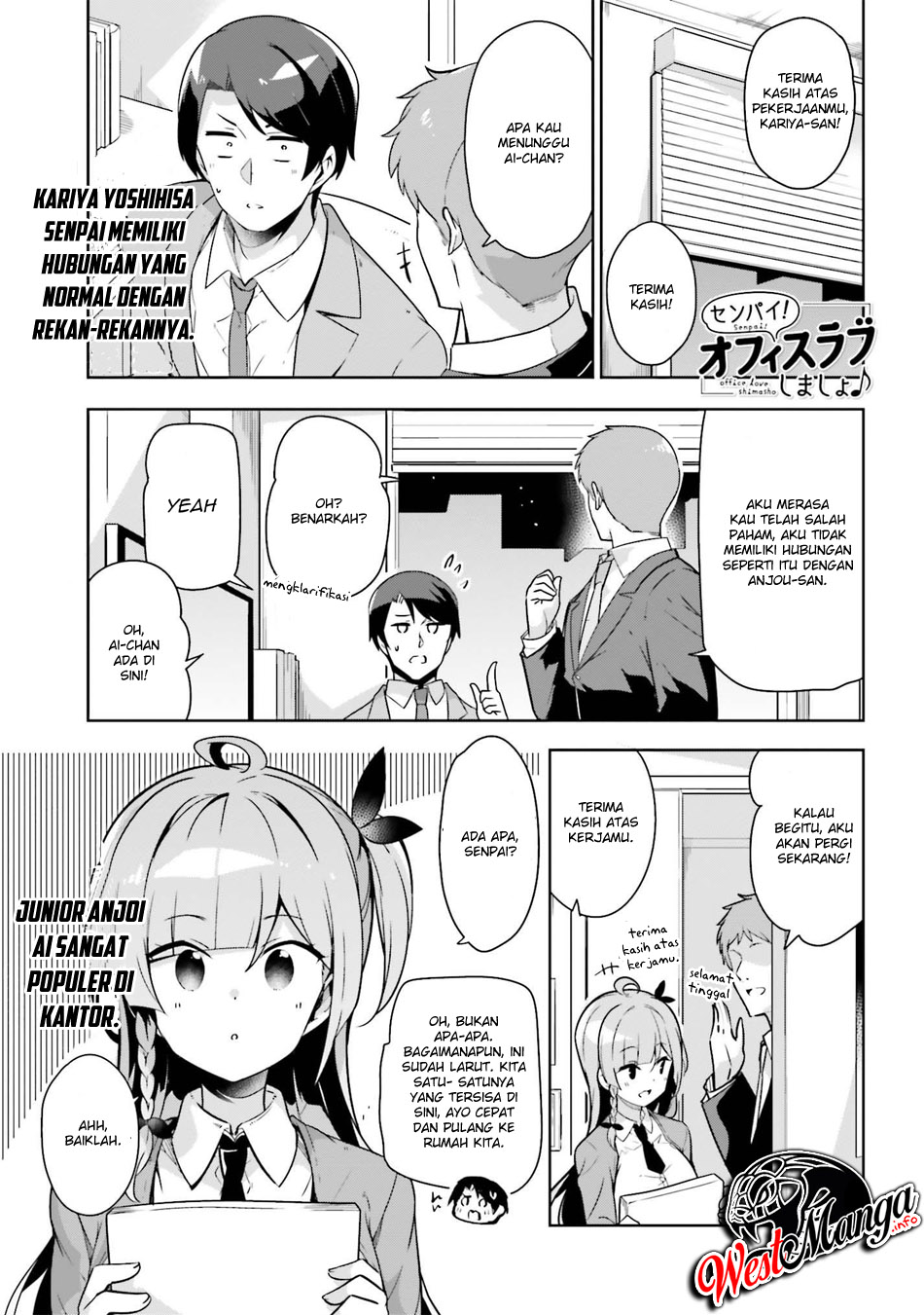 Baca Manga Senpai! Let's Have an Office Romance ♪ Chapter 10 Gambar 2