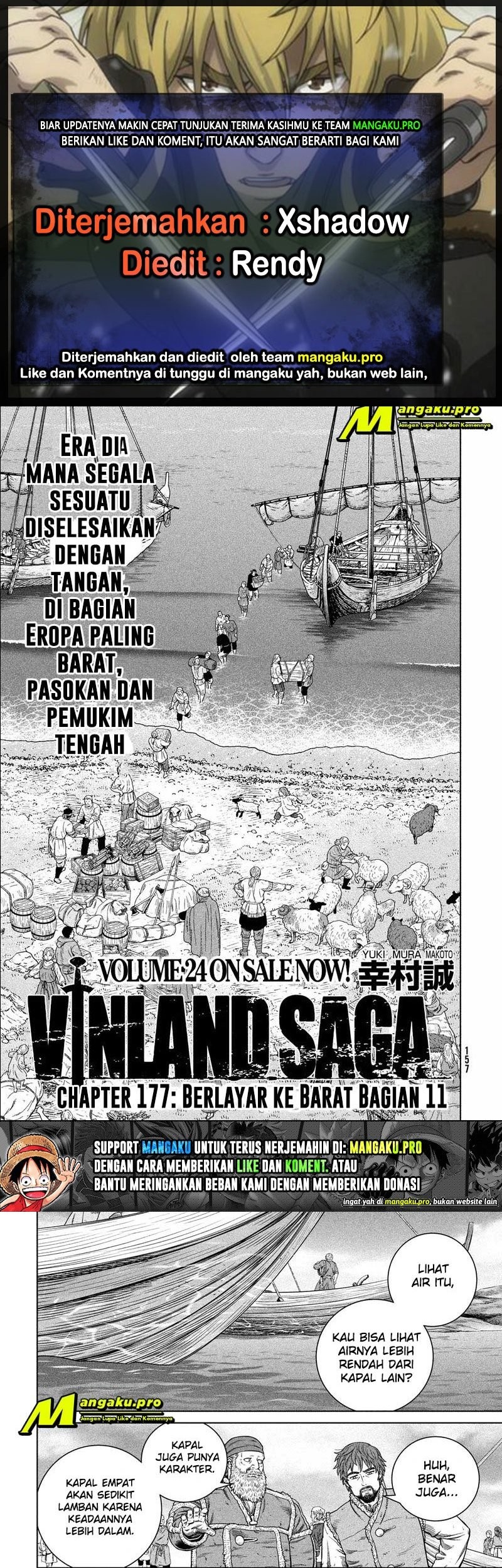Baca Komik Vinland Saga Chapter 177 Gambar 1