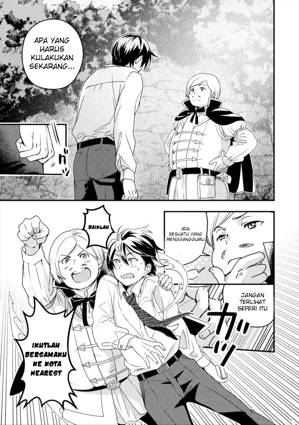Isekai Tensei de Kenja ni Natte Boukensha Seikatsu Chapter 1.2 Gambar 19