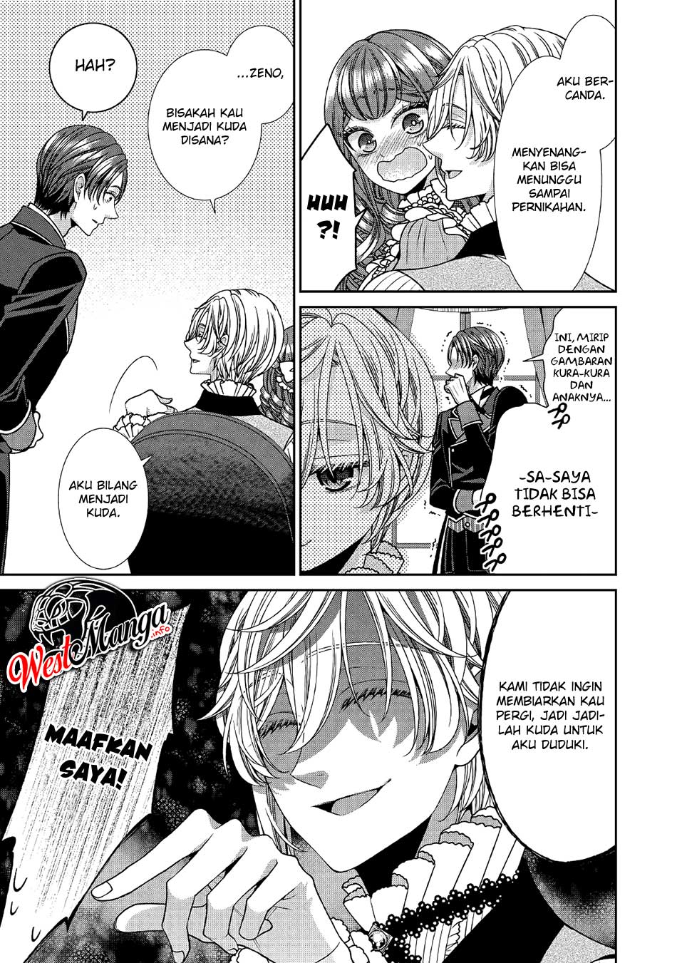 Jishou Akuyaku Reijou na Konyakusha no Kansatsu Kiroku Chapter 28 Gambar 28