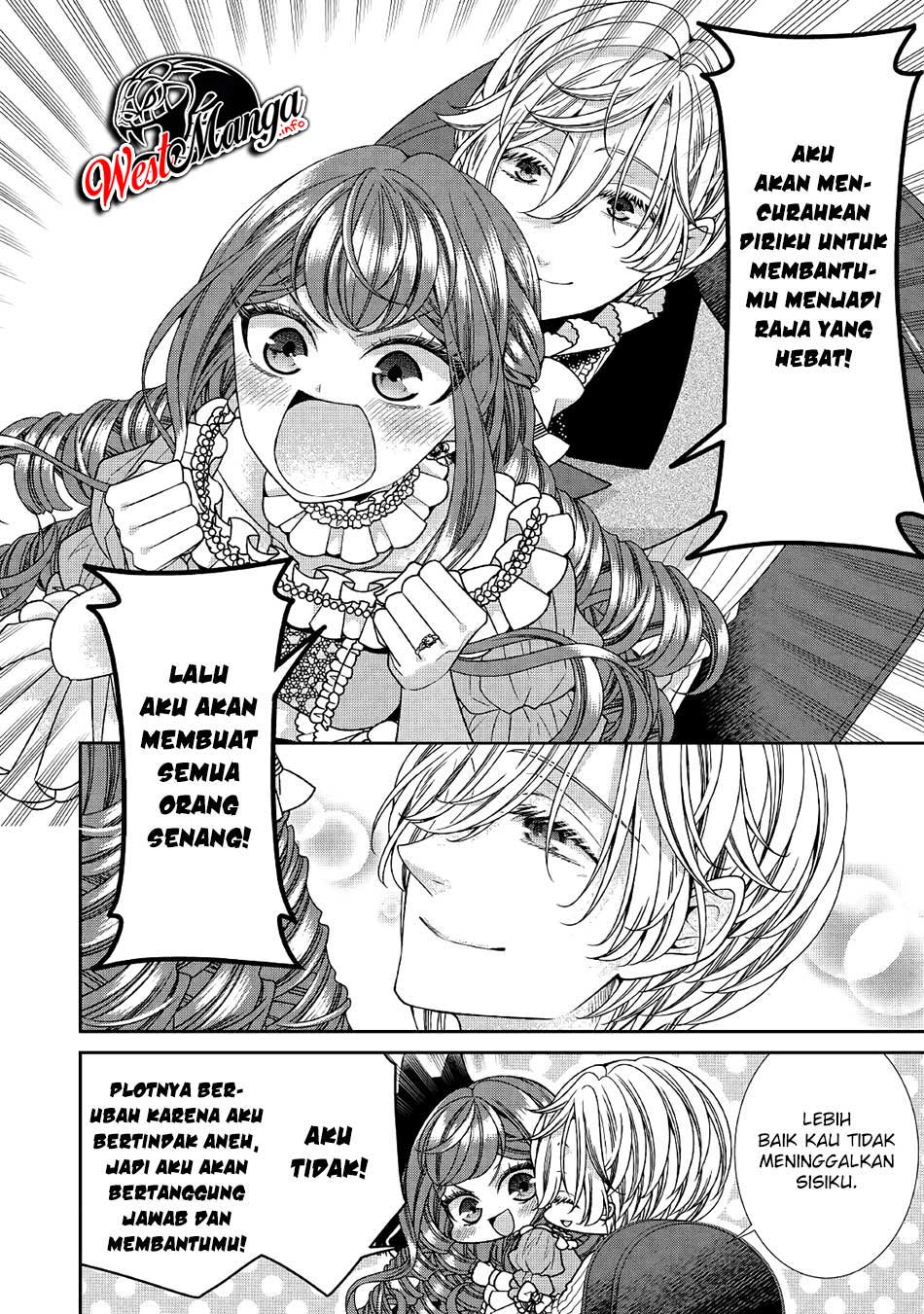 Jishou Akuyaku Reijou na Konyakusha no Kansatsu Kiroku Chapter 28 Gambar 31