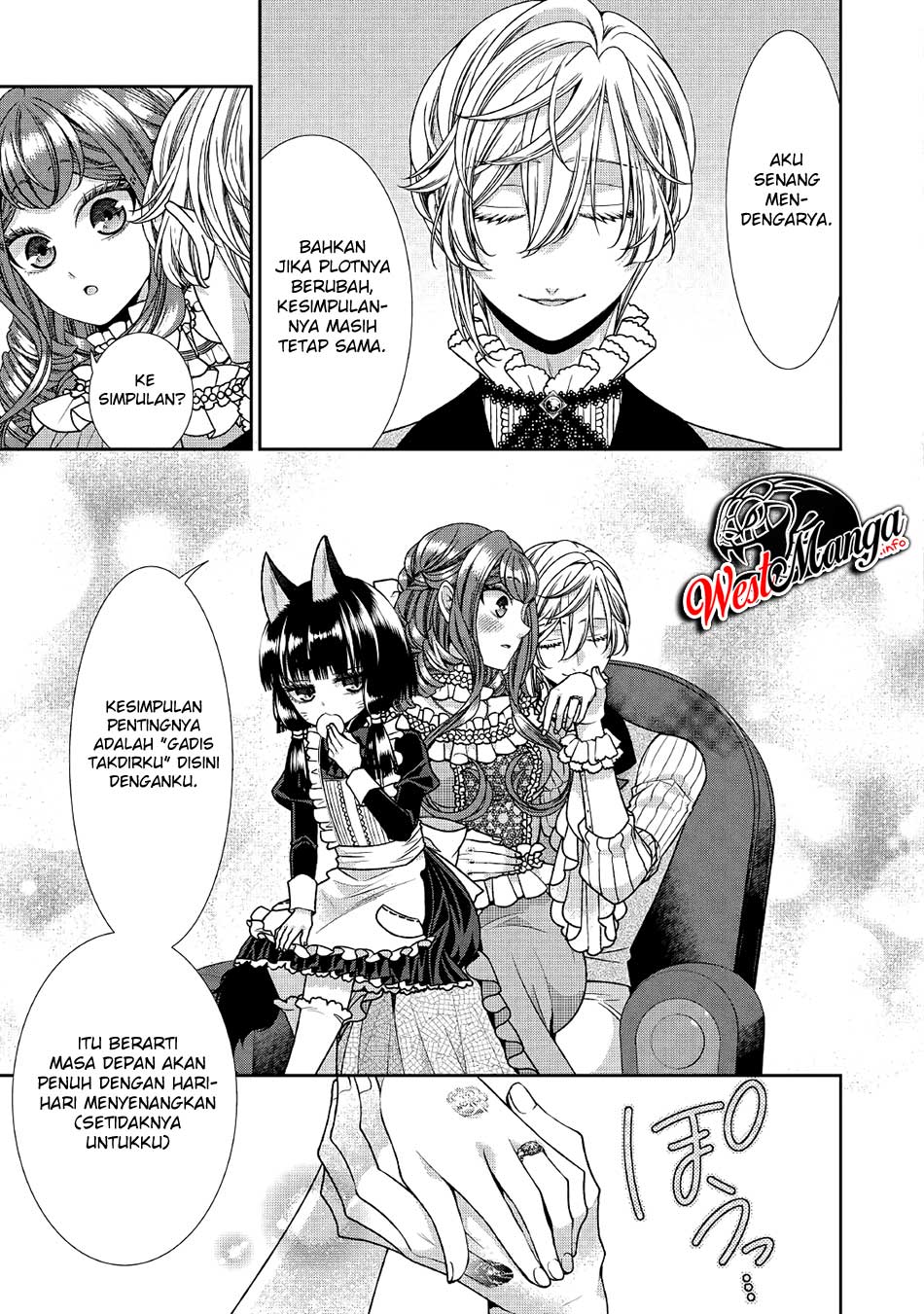 Jishou Akuyaku Reijou na Konyakusha no Kansatsu Kiroku Chapter 28 Gambar 32