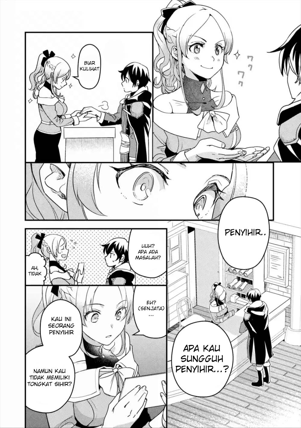 Isekai Tensei de Kenja ni Natte Boukensha Seikatsu Chapter 2 Gambar 17