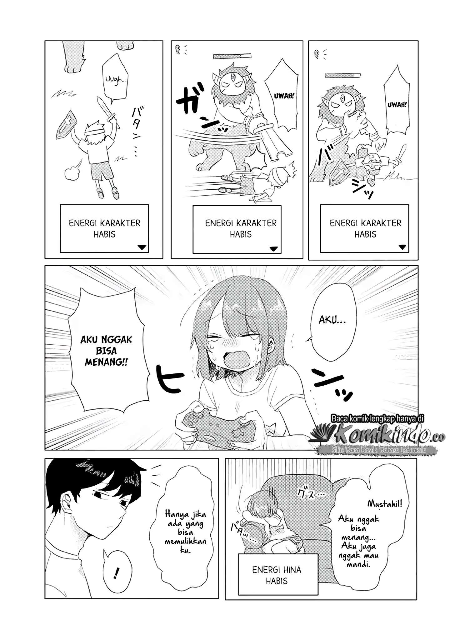 Girlfriend Who Absolutely Doesn’t Want to Take a Bath VS Boyfriend Who Absolutely Wants Her to Take a Bath Chapter 08 Gambar 4