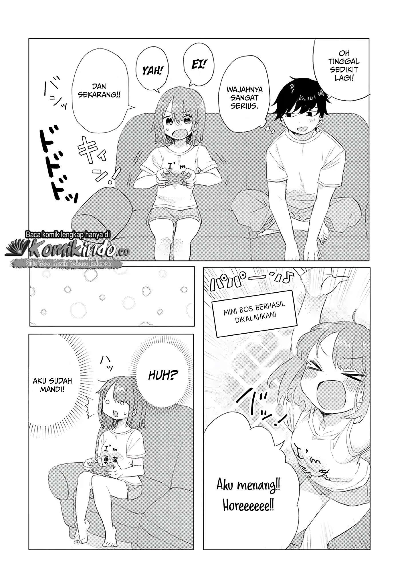 Girlfriend Who Absolutely Doesn’t Want to Take a Bath VS Boyfriend Who Absolutely Wants Her to Take a Bath Chapter 08 Gambar 7