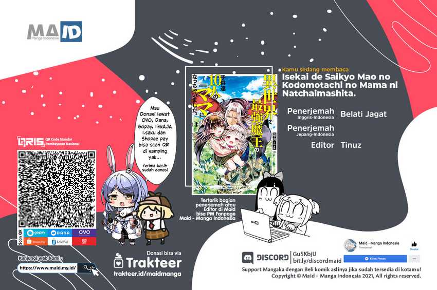 Baca Komik Isekai de Saikyo Mao no Kodomotachi no Mama ni Natchaimashita. Chapter 5 Gambar 1
