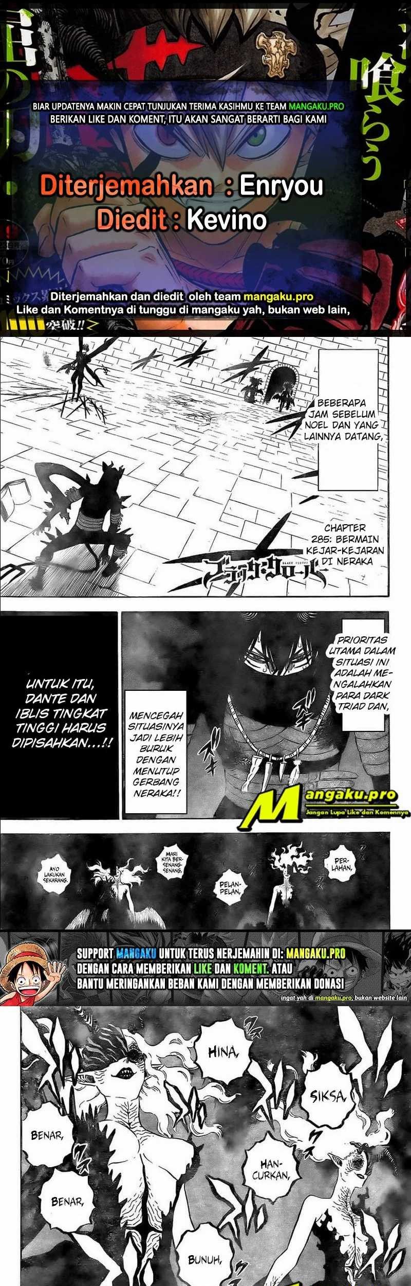 Baca Komik Black Clover Chapter 285 Gambar 1