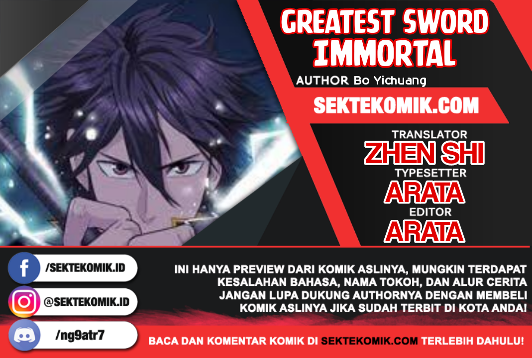 Komik Greatest Sword Immortal Chapter 100 gambar nomor 1