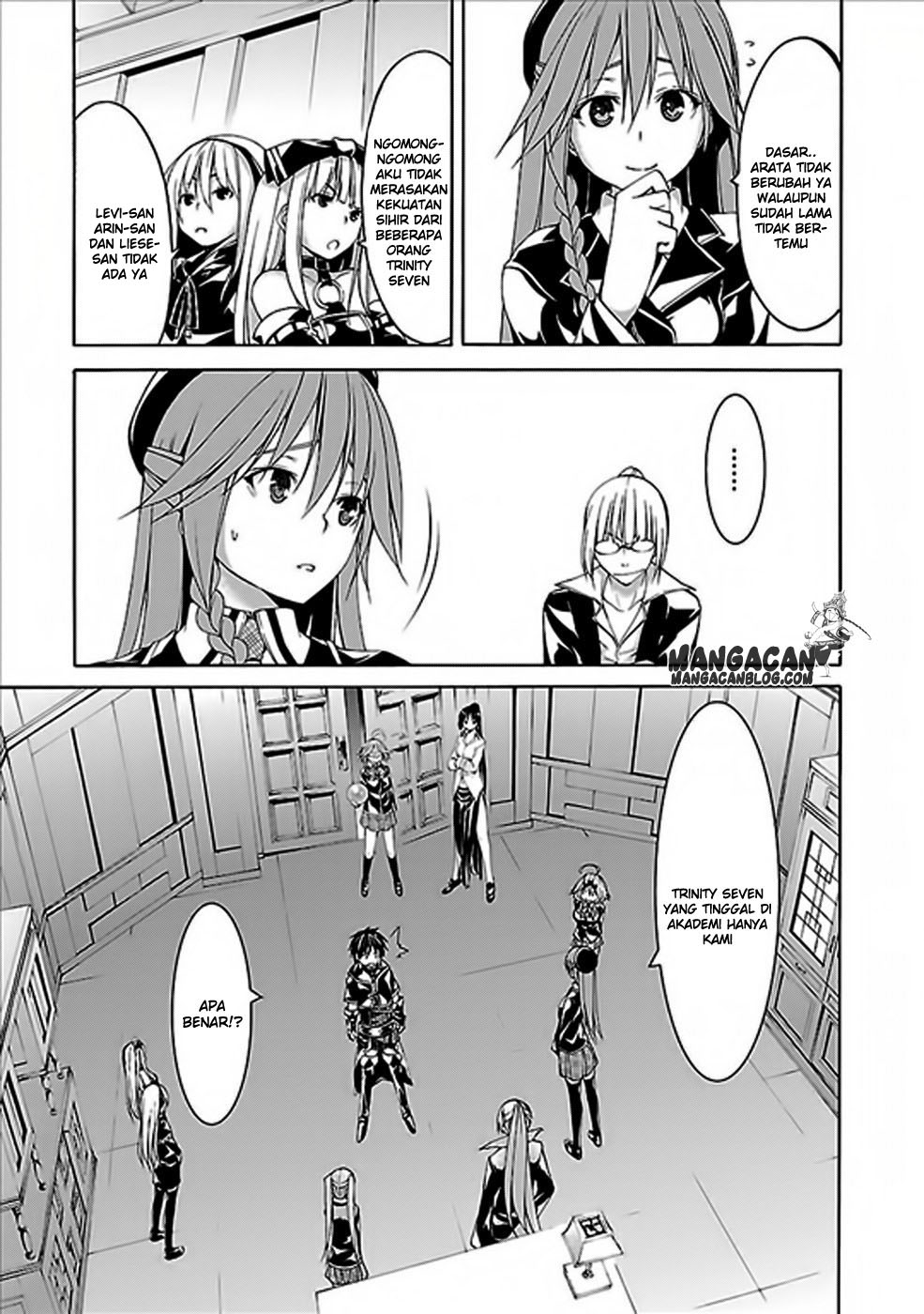 Trinity Seven Chapter 62 Gambar 13