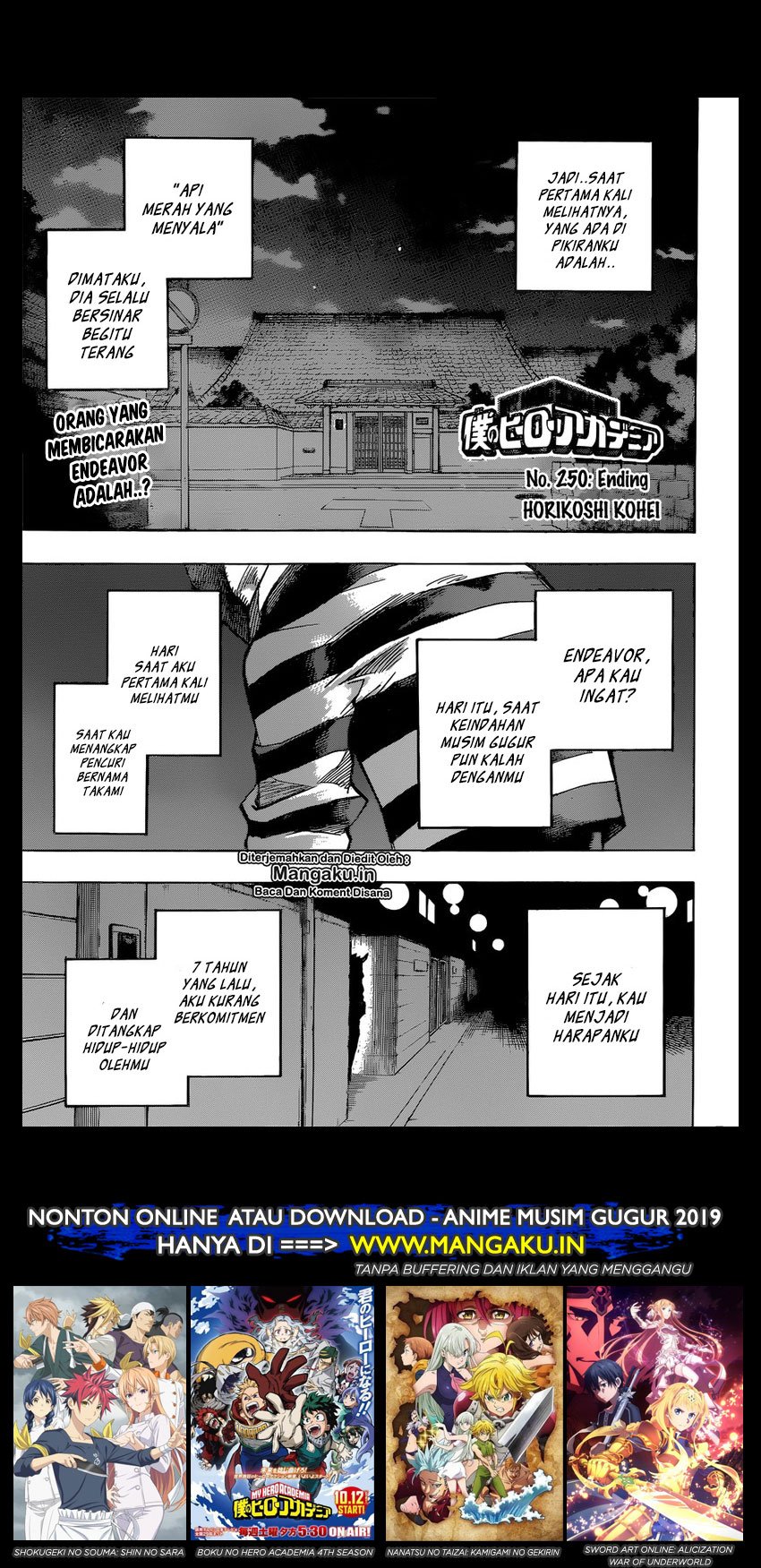 Baca Manga Boku no Hero Academia Chapter 250 Gambar 2