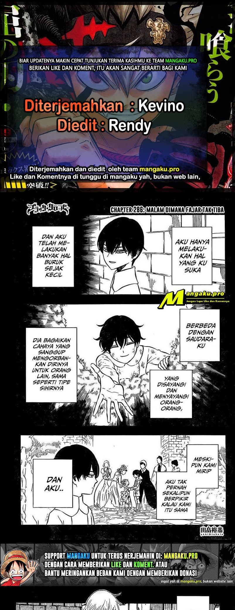 Baca Komik Black Clover Chapter 286 Gambar 1