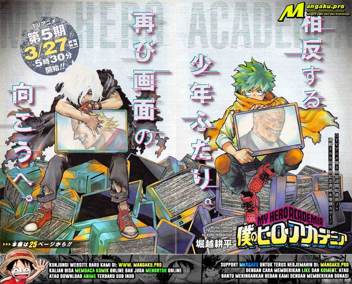 Manga Boku no Hero Academia Chapter 306 gambar nomor 2