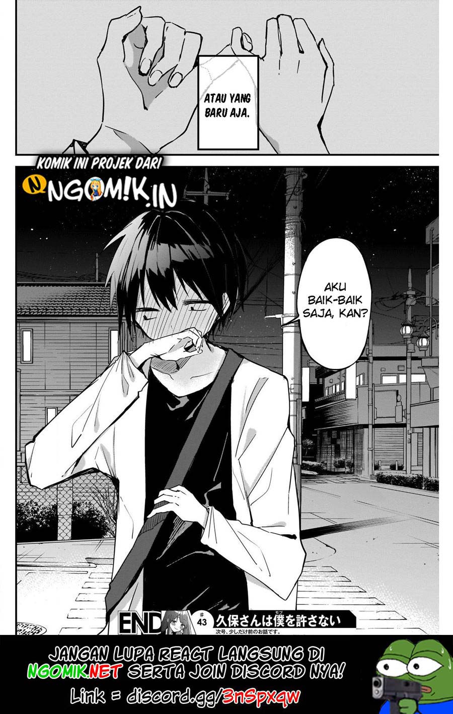 Kubo-san wa Boku (Mobu) wo Yurusanai Chapter 43 Gambar 13