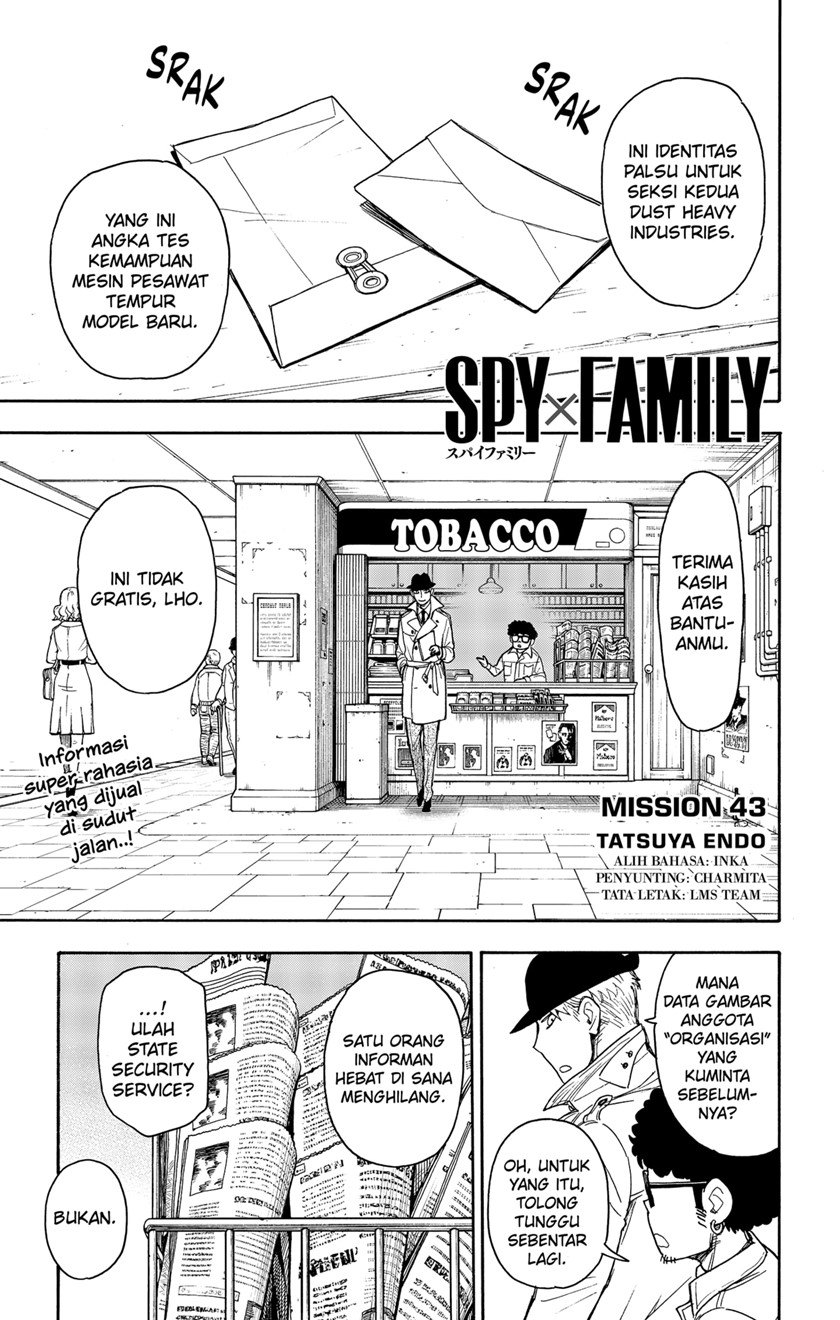 Baca Komik Spy X Family Chapter 43 Gambar 1