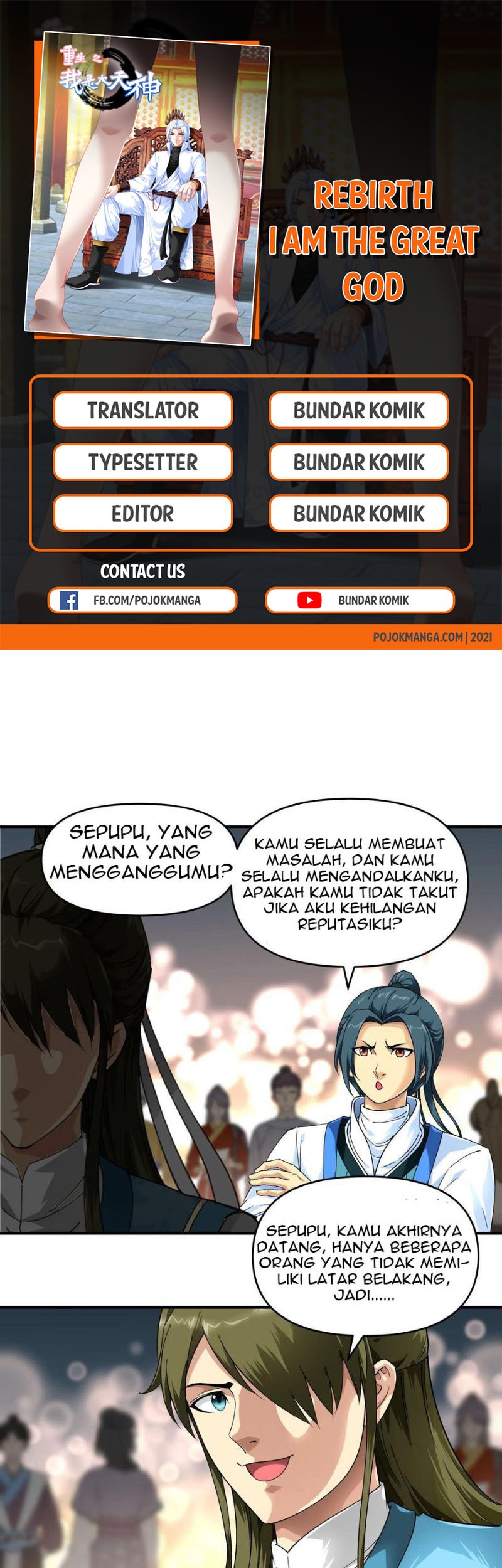 Baca Manhua Rebirth I Am The Great God Chapter 52 Gambar 2