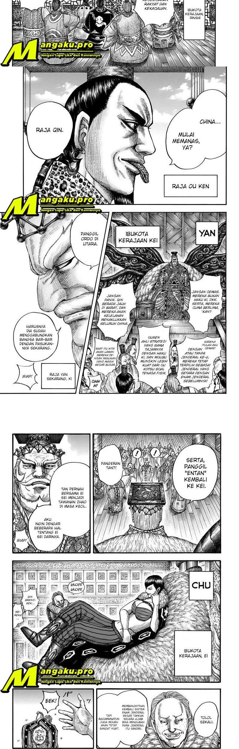 Kingdom Chapter 673 Gambar 3