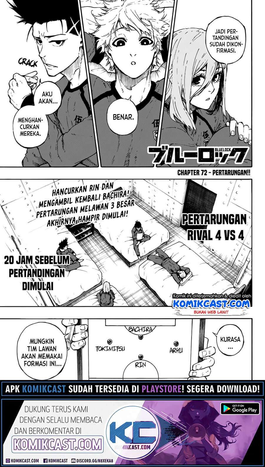 Baca Manga Blue Lock Chapter 72 Gambar 2