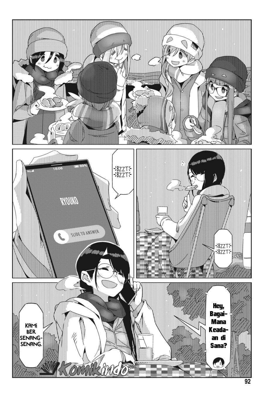 Yuru-Camp Chapter 50 Gambar 13