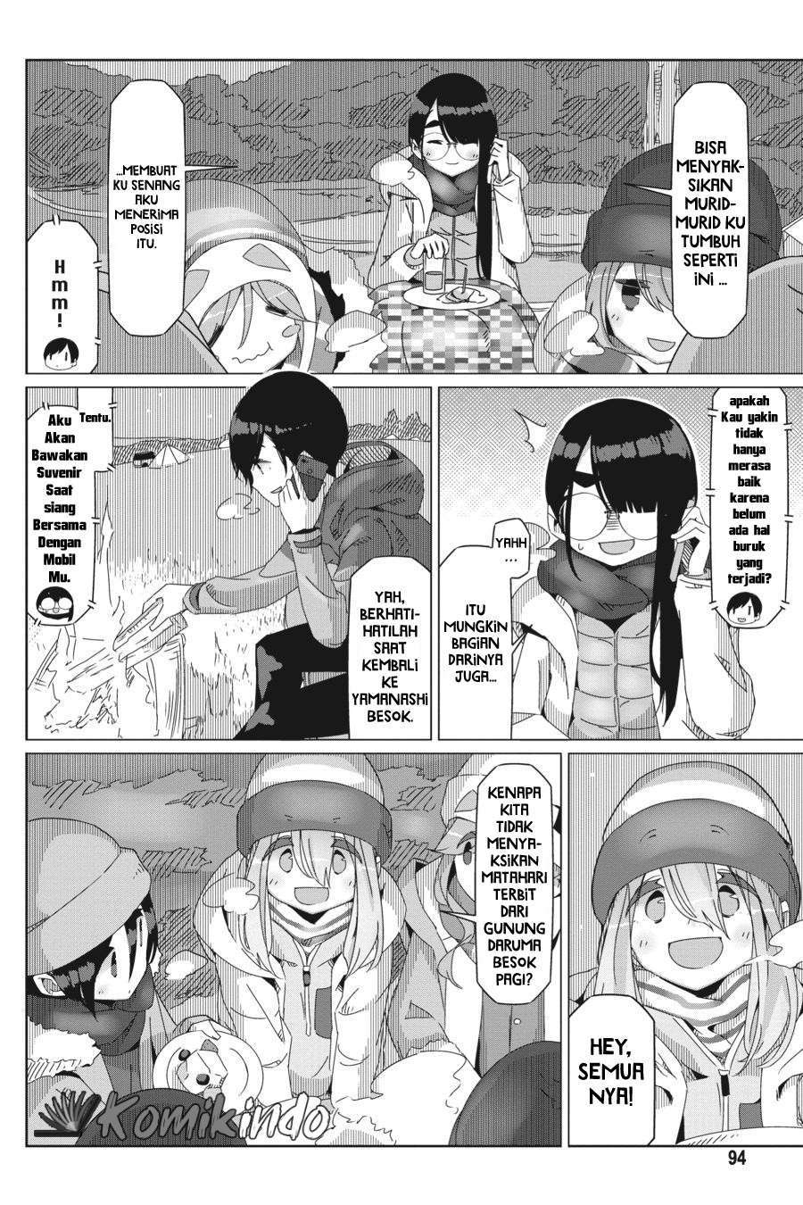 Yuru-Camp Chapter 50 Gambar 15