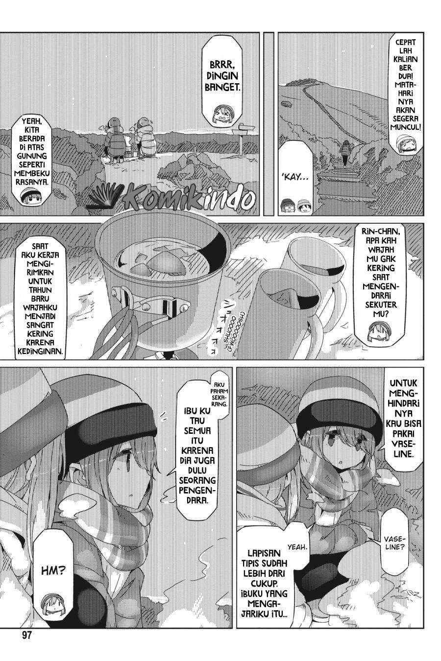 Yuru-Camp Chapter 50 Gambar 18