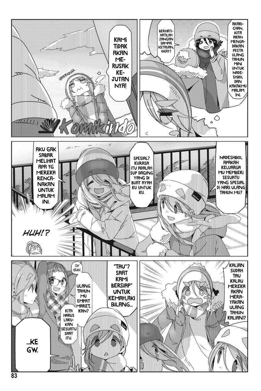 Yuru-Camp Chapter 50 Gambar 4