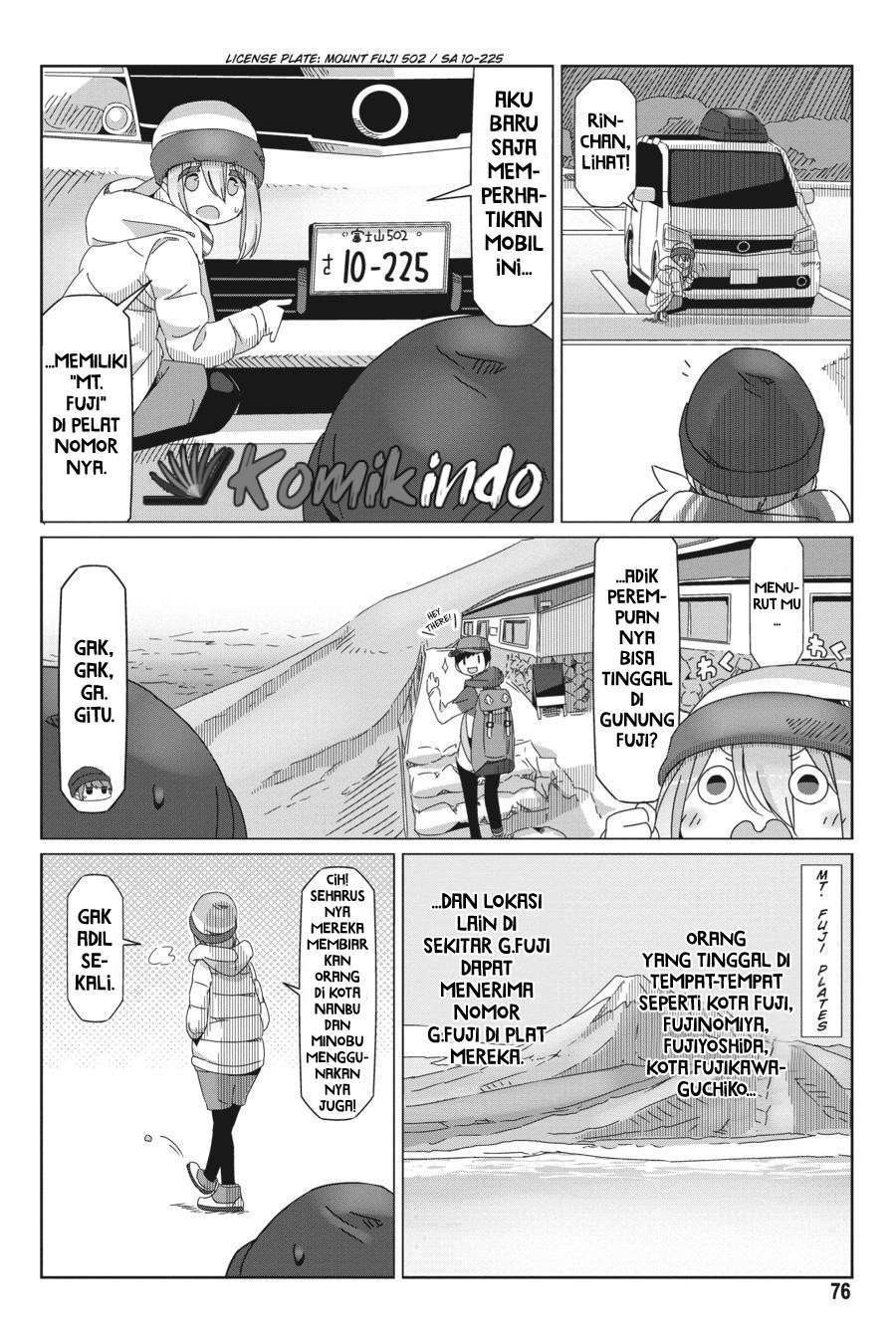 Yuru-Camp Chapter 49 Gambar 22