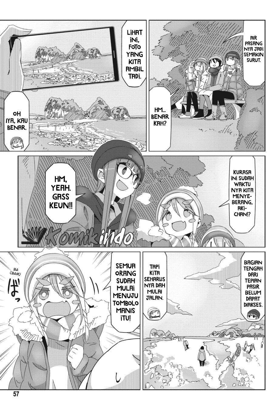 Yuru-Camp Chapter 49 Gambar 4