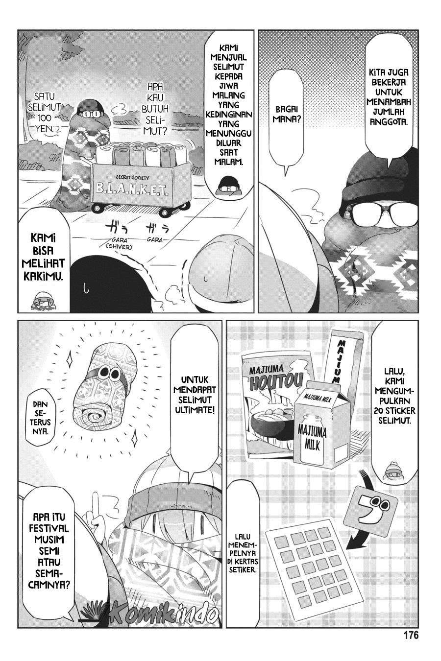 Yuru-Camp Chapter 46.5 Gambar 19