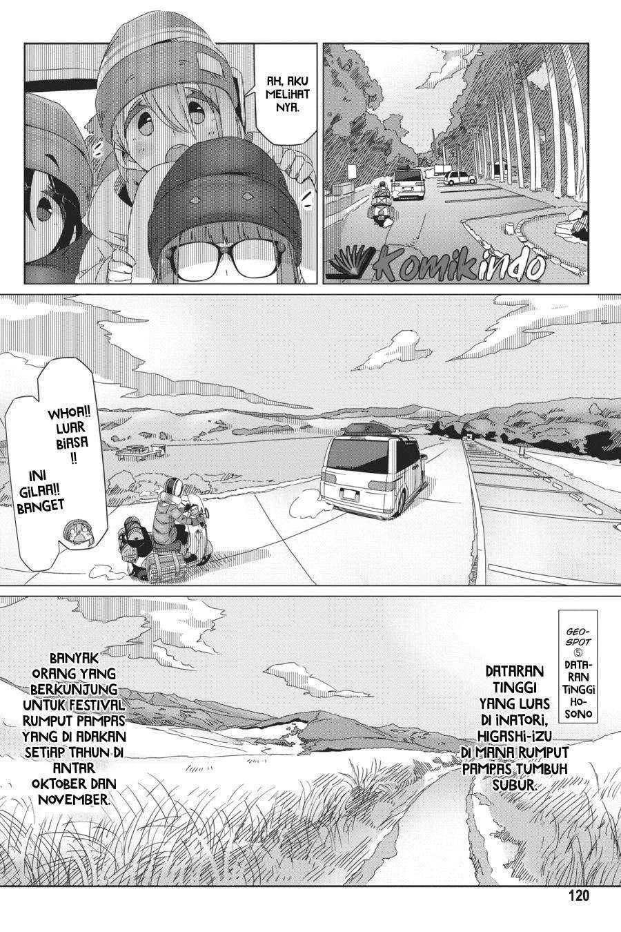 Yuru-Camp Chapter 45 Gambar 15